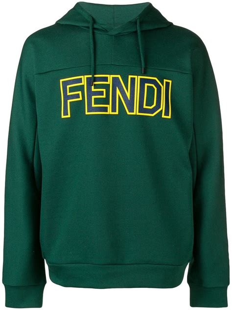 fendi green hoodie|farfetch Fendi hoodie.